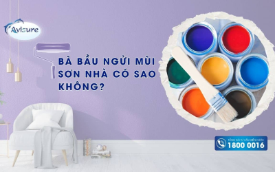 Bà bầu ngửi mùi sơn nhà có sao không? Mùi sơn nhà độc không?